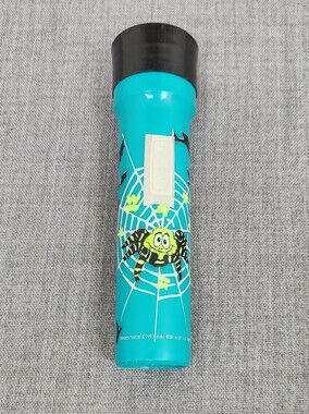 Vintage Halloween Eveready Flashlight  Bats And Spider 1993 USA Made.